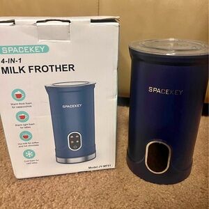 Spacekey Blue Milk Frother